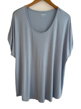 Lands' End Women's Scoop Neck Short Sleeve T-Shirt 2X